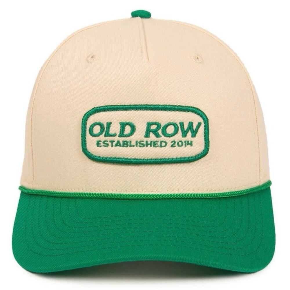 Old row est 2014 Rope Hat Low-Profile Rope Hat new trucker cap adjustable green